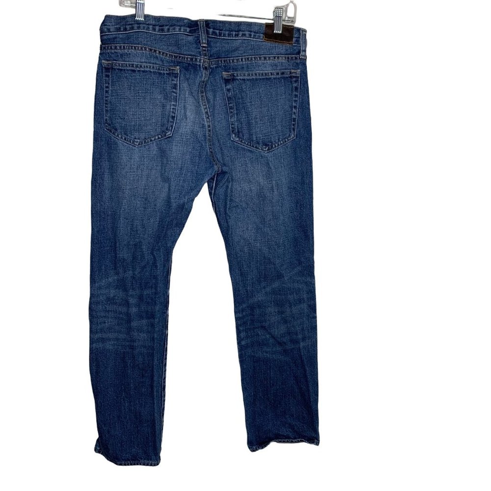J.Crew 770 Blue Denim Straight Leg Jeans Size 33X30 - Picture 2 of 7